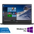Laptop DELL Latitude 7370, Intel Core M7-6Y75 1.20-3.10GHz, 8GB DDR3, 240GB SSD, 13.3 Inch Full HD, Webcam + Windows 10 Pro