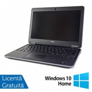 Laptop DELL Latitude E7240, Intel Core i5-4300U 1.90GHz, 8GB DDR3, 120GB SSD, 12.5 Inch, Webcam + Windows 10 Home