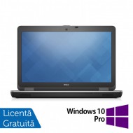 Laptop DELL Latitude E6540, Intel Core i5-4300M 2.60GHz, 4GB DDR3, 500GB SATA, DVD-RW, 15.6 Inch Full HD, Webcam, Tastatura Numerica + Windows 10 Pro
