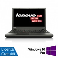 Laptop LENOVO ThinkPad T540p, Intel Core i5-4300M 2.60GHz, 8GB DDR3, 240GB SSD, DVD-RW, 15.6 Inch, Webcam, Tastatura Numerica + Windows 10 Pro