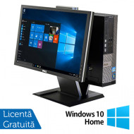 All in One Refurbished DELL 3010 SFF + Monitor 22 Inch, Intel Core i5-3470 3.20GHz, 8GB DDR3, 480GB SSD, DVD-RW + Windows 10 Home