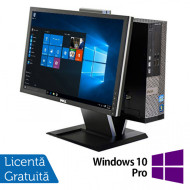 All in One Refurbished DELL 3010 SFF + Monitor 22 Inch, Intel Core i5-3470 3.20GHz, 8GB DDR3, 480GB SSD, DVD-RW + Windows 10 Pro