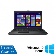 Laptop Asus PRO Essential PU551L, Intel Core i3-4030U 1.90GHz, 4GB DDR3, 500GB SATA, DVD-RW, 15.6 Inch, Webcam, Tastatura Numerica + Windows 10 Home