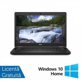 Laptop Refurbished Dell Latitude 5490, Intel Core i5-7300U 2.60GHz, 16GB DDR4, 500GB SSD, 14 Inch, Webcam + Windows 10 Home