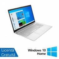 Laptop HP 17-CN0053, Intel Core i5-1135G7 2.40 - 4.20GHz, 12GB DDR4, 1TB SATA, Full HD IPS, Webcam, 17.3 Inch, Windows 10 Home, Natural Silver