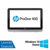 All In One HP Pro One 400 G1, 19.5 Inch 1600 x 900, Intel Core i3-4130T 2.90GHz, 4GB DDR3, 120GB SSD, DVD-RW + Windows 10 Home