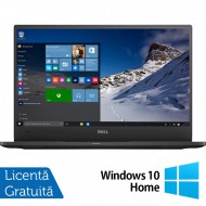 Laptop DELL Latitude 7370, Intel Core M5-6Y57 1.10-2.80GHz, 8GB DDR3, 240GB SSD, 13.3 Inch Full HD, Webcam + Windows 10 Home