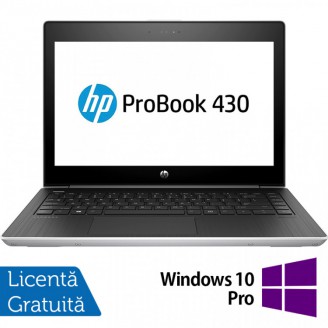 Laptop Refurbished HP ProBook 430 G5, Intel Core i5-8250U 1.60-3.40GHz, 8GB DDR4, 240GB SSD, 13.3 Inch Full HD, Webcam + Windows 10 Home