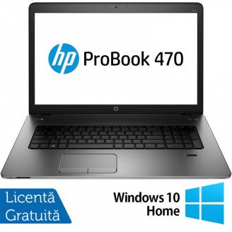 Laptop HP ProBook 470 G2, Intel Core i5-4210U 1.70GHz, 8GB DDR3, 120GB SSD, DVD-RW, 17.3 Inch, Webcam, Tastatura Numerica + Windows 10 Home