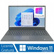 Laptop Nou Gateway GWTN1517, AMD Ryzen 7 3700U 2.30 - 4.00GHz, 8GB DDR4, 512GB SSD, Full HD IPS LCD, Gri, Windows 11 Home, 15.6 Inch, Webcam, Fingerprint Reader