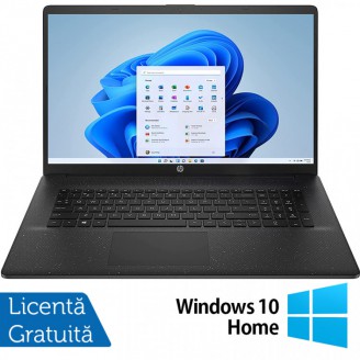 Laptop Nou HP 17T-CN000, Intel Core i7-1165G7 1.20-4.70GHz, 8GB DDR4, 1TB HDD, 17.3 Inch HD+, Windows 10 Home, Jet Black