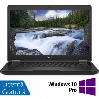 Laptop Refurbished Dell Latitude 5490, Intel Core i5-7300U 2.60GHz, 16GB DDR4, 500GB SSD, 14 Inch, Webcam + Windows 10 Pro