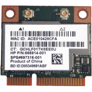 Modul WLAN HP Combo 802.11 a/b/g/n, Bluetooth 4.0, SPS#697316-001 HP P/N: 666914-001