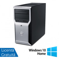 Calculator Dell Precision T1600, Intel Core i3-2100 3.10GHz, 4GB DDR3, 320GB SATA, DVD-ROM + Windows 10 Home