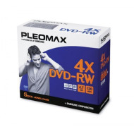 DVD-RW Samsung Pleomax 4.7GB, Jewel Case, 5 Bucati