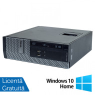 Calculator DELL 3010 SFF, Intel Core i5-3470 3.20GHz, 4GB DDR3, 500GB SATA, DVD-ROM + Windows 10 Home
