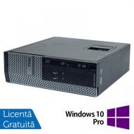Calculator DELL 3010 SFF, Intel Core i5-3470 3.20GHz, 4GB DDR3, 500GB SATA, DVD-ROM + Windows 10 Pro