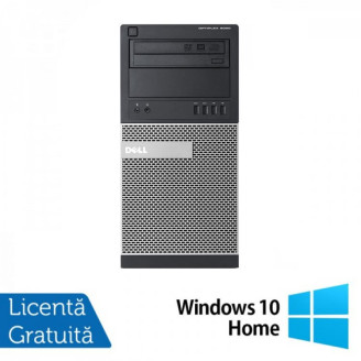 Calculator DELL Optiplex 9020 Tower, Intel Core i7-4770 3.40GHz, 8GB DDR3, 500GB SATA, DVD-ROM + Windows 10 Home