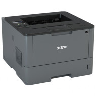 Imprimanta Second Hand Laser Monocrom Brother HL-L5100DN, Duplex, A4, 40ppm, 1200 x 1200, USB, Retea, Toner si Unitate Drum Noi