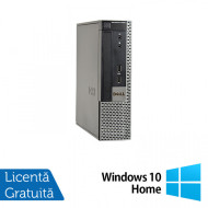 Calculator Dell OptiPlex 9020 USFF, Intel Core i5-4570s 2.90GHz, 4GB DDR3, 500GB SATA, DVD-RW + Windows 10 Home