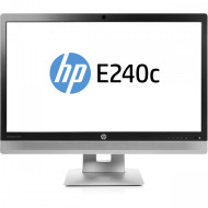 Monitor HP Second Hand EliteDisplay E240C LED IPS Full HD, 24 Inch, VGA, HDMI, USB, Webcam