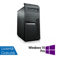Calculator LENOVO M90 Tower, Intel Core i3-540 3.06 GHz, 4GB DDR3, 500GB SATA, DVD-RW + Windows 10 Pro