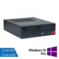 Calculator Fujitsu E520 Desktop, Intel Core i7-4770 3.40GHz, 8GB DDR3, 500GB SATA, DVD-RW + Windows 10 Pro