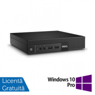 Calculator DELL 3020 Mini PC, Intel Core i5-4590T 2.00GHz, 4GB DDR3, 500GB SATA + Windows 10 Pro