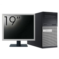Pachet Calculator Dell OptiPlex 7010 Tower, Intel Core i5-3470 3.20GHz, 4GB DDR3, 500GB SATA, DVD-RW + Monitor 19 Inch