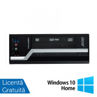 Calculator Acer Veriton X6630G SFF, Intel Celeron G1820 2.70GHz, 4GB DDR3, 500GB SATA, DVD-ROM + Windows 10 Home