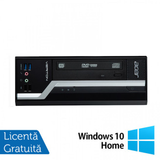 Calculator Acer Veriton X6630G SFF, Intel Celeron G1820 2.70GHz, 4GB DDR3, 500GB SATA, DVD-ROM + Windows 10 Home