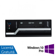 Calculator Acer Veriton X6630G SFF, Intel Celeron G1820 2.70GHz, 4GB DDR3, 500GB SATA, DVD-ROM + Windows 10 Pro