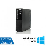 Calculator Lenovo Thinkcentre E73 SFF, Intel Core i5-4460S 2.90GHz, 4GB DDR3, 120GB SSD, DVD-RW + Windows 10 Home