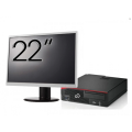 Pachet Calculator Fujitsu Esprimo D756 Desktop, Intel Core i5-6500 3.20GHz, 8GB DDR4, 240GB SSD, DVD-ROM + Monitor 22 Inch + Windows 10 Home