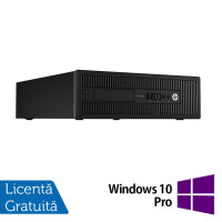 Calculator Refurbished HP ProDesk 600G1 SFF, Intel Core i5-4590 3.30GHz, 8GB DDR3, 240GB SSD, DVD-RW + Windows 10 Pro