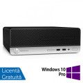 Calculator Refurbished HP ProDesk 400 G4 SFF, Intel Core i3-6100 3.70GHz, 8GB DDR4, 480GB SSD, DVD-RW + Windows 10 Pro