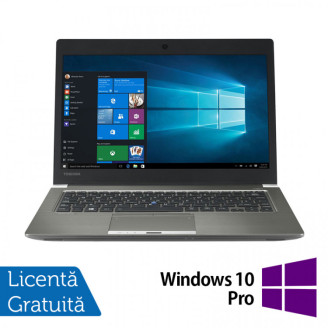 Laptop Refurbished Toshiba Portege Z30t-C-145, Intel Core i7-6500U 2.50GHz, 8GB DDR3, 256GB SSD, 13.3 Inch Full HD TouchScreen, Webcam + Windows 10 Pro