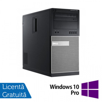 Calculator Dell OptiPlex 7010 Tower, Intel Core i3-3220 3.30GHz, 8GB DDR3, SSD 120GB + 500GB SATA, DVD-RW + Adaptor DP-HDMI 10cm + Windows 10 Pro