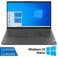 Laptop Nou Lenovo IdeaPad 5 15ITL05, Intel Core i7-1165G7 1.20-4.70GHz, 8GB DDR4, 256GB SSD, 15.6 Inch Full HD, Windows 10 Home, Graphite Gray
