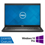 Laptop Refurbished 2 in 1 DELL Latitude 7390, Intel Core i5-8250U 1.60 - 3.40GHz, 8GB DDR3, 256GB SSD M.2, 13.5 Inch Full HD TouchScreen, Webcam + Windows 10 Pro