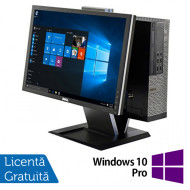 All in One Refurbished DELL 7010 SFF + Monitor 22 Inch, Intel Core i5-3470 3.20GHz, 8GB DDR3, 240GB SSD, DVD-RW + Windows 10 Pro