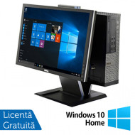 All in One Refurbished DELL 7010 SFF + Monitor 22 Inch, Intel Core i5-3470 3.20GHz, 8GB DDR3, 480GB SSD, DVD-RW + Windows 10 Home