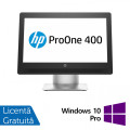 All In One Refurbished HP ProOne 400 G2, 20 Inch, Intel Core i3-6100T 3.20GHz, 4GB DDR4, 120GB SSD, DVD-RW, Webcam + Windows 10 Pro
