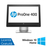 All In One Refurbished HP ProOne 400 G2, 20 Inch, Intel Core i3-6100T 3.20GHz, 4GB DDR4, 120GB SSD, DVD-RW, Webcam + Windows 10 Home