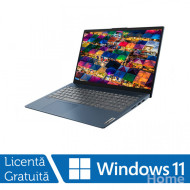 Laptop Refurbished Lenovo IdeaPad 5 15ITL05, Intel Core i7-1165G7 1.20 - 4.70GHz, 12GB DDR4, 512GB SSD, 15.6 Inch Full HD, Windows 11 Home, Abyss Blue