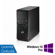 Calculator Refurbished Fujitsu ESPRIMO P710 Tower, Intel Core i7-3770 3.40GHz, 8GB DDR3, 500GB HDD + Windows 10 Pro