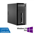 Calculator Refurbished HP 400 G1 Tower, Intel Core i3-4130 3.40GHz, 8GB DDR3, 120GB SSD + Windows 10 Pro