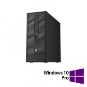 PC Refurbished HP ProDesk 600 G1 Tower, Intel Core i7-4770 3.40GHz, 8GB DDR3, 500GB HDD, DVD-RW + Windows 10 Pro