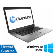 Laptop Refurbished HP EliteBook 850 G3, Intel Core i5-6200U 2.30GHz, 8GB DDR3, 240GB SSD, 15.6 Inch Full HD, Tastatura Numerica, Webcam + Windows 10 Home