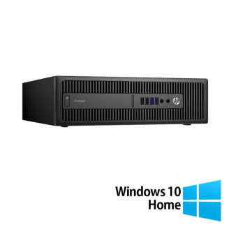 PC Refurbished HP ProDesk 600 G2 SFF, Intel Core i3-6100 3.70GHz, 8GB DDR4, 120GB SSD + 500GB HDD + Windows 10 Home